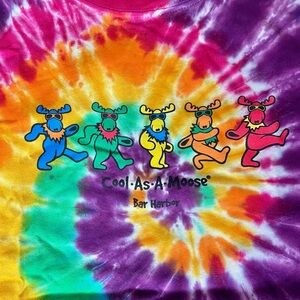 “Cool As A Moose” Tie-Dye T-Shirt - Grateful Dead inspired